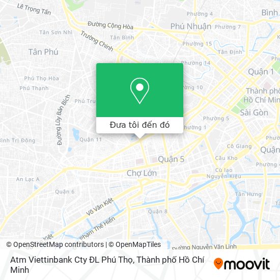 Bản đồ Atm Viettinbank Cty ĐL Phú Thọ
