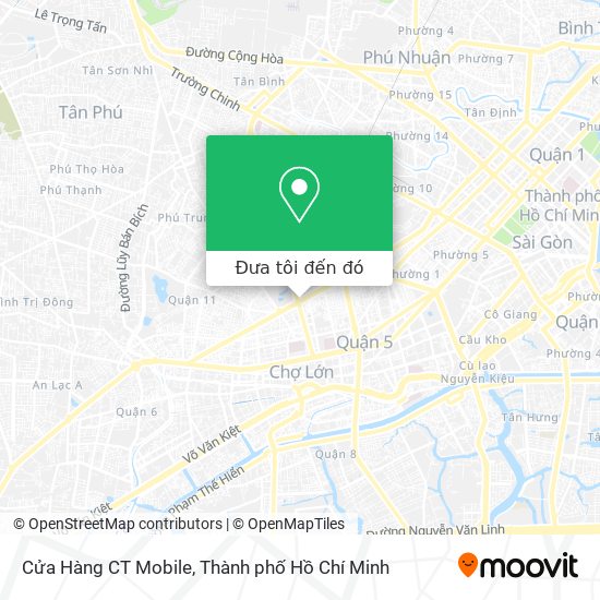 Bản đồ Cửa Hàng CT Mobile