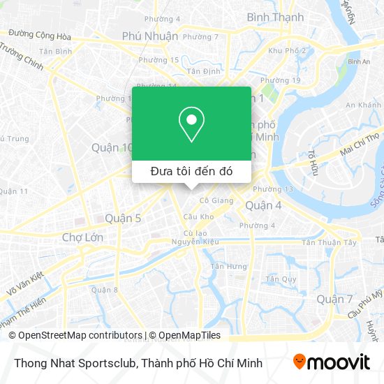 Bản đồ Thong Nhat Sportsclub