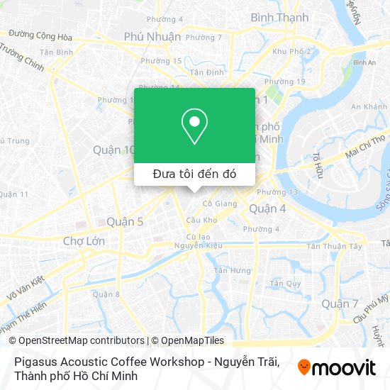 Bản đồ Pigasus Acoustic Coffee Workshop - Nguyễn Trãi