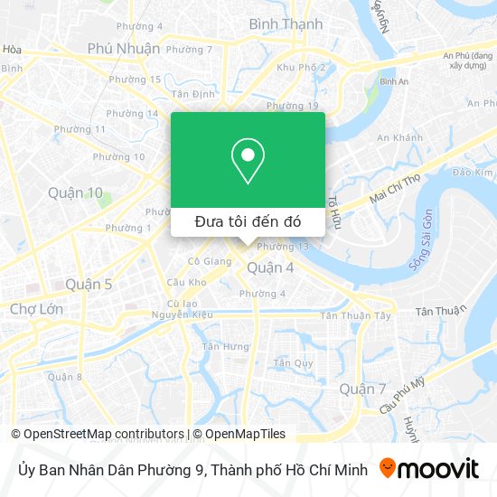 Bản đồ Ủy Ban Nhân Dân Phường 9