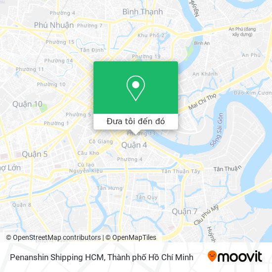Bản đồ Penanshin Shipping HCM
