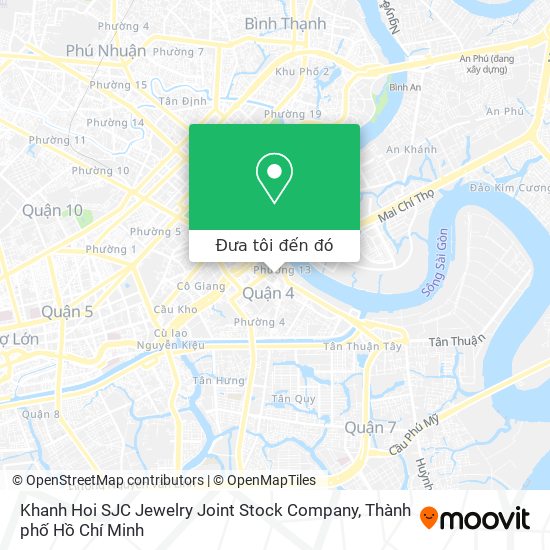 Bản đồ Khanh Hoi SJC Jewelry Joint Stock Company