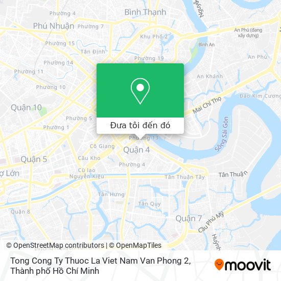 Bản đồ Tong Cong Ty Thuoc La Viet Nam Van Phong 2