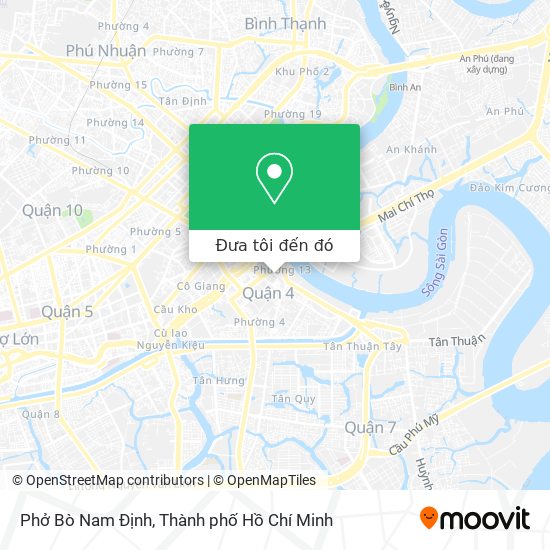 Bản đồ Phở Bò Nam Định