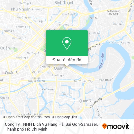Bản đồ Công Ty TNHH Dịch Vụ Hàng Hải Sài Gòn-Samaser