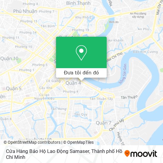 Bản đồ Cửa Hàng Bảo Hộ Lao Động Samaser