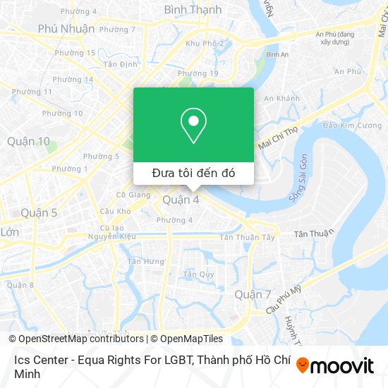 Bản đồ Ics Center - Equa Rights For LGBT