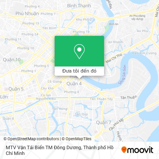 Bản đồ MTV Vận Tải Biển TM Đông Dương