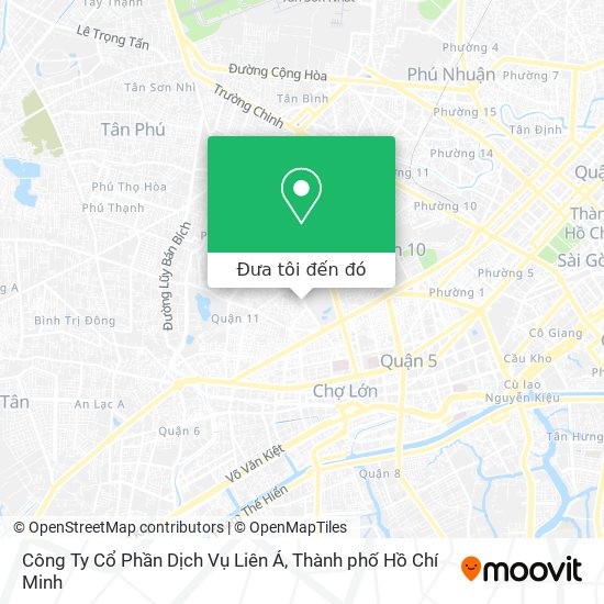 Bản đồ Công Ty Cổ Phần Dịch Vụ Liên Á