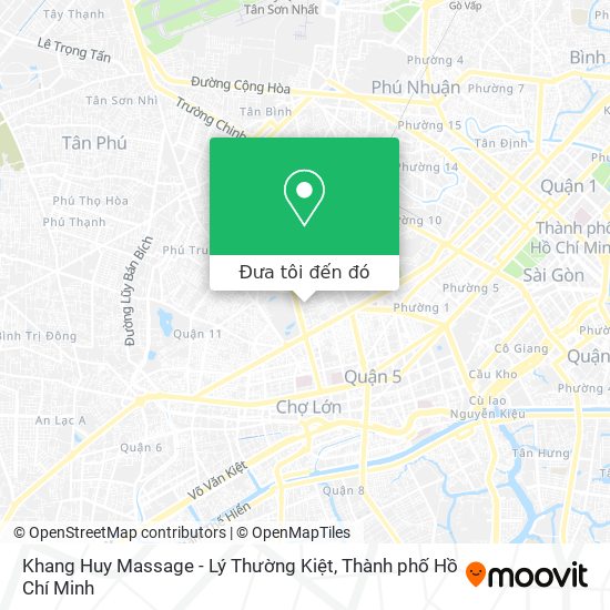 Bản đồ Khang Huy Massage - Lý Thường Kiệt