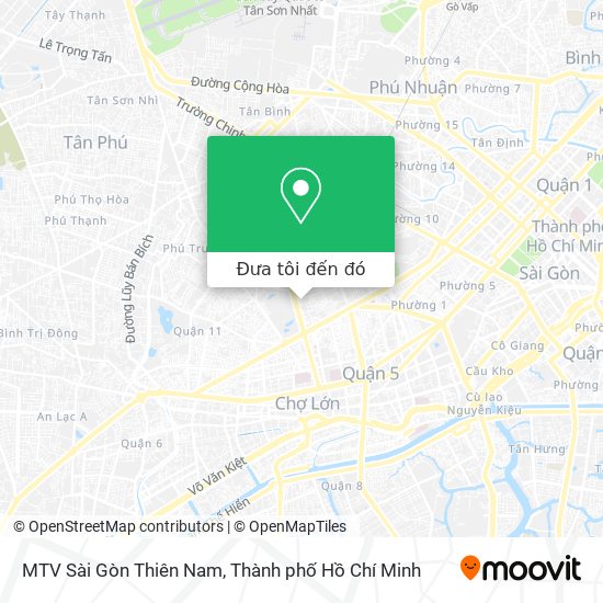 Bản đồ MTV Sài Gòn Thiên Nam