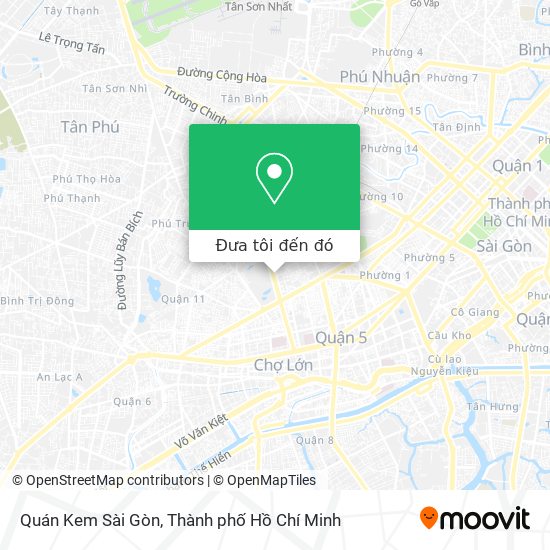 Bản đồ Quán Kem Sài Gòn