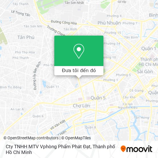 Bản đồ Cty TNHH MTV Vphòng Phẩm Phát Đạt