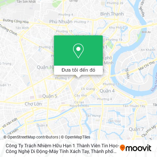 Bản đồ Công Ty Trách Nhiệm Hữu Hạn 1 Thành Viên Tin Học-Công Nghệ Di Động-Máy Tính Xách Tay