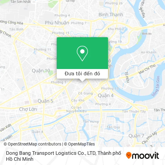 Bản đồ Dong Bang Transport Logistics Co., LTD