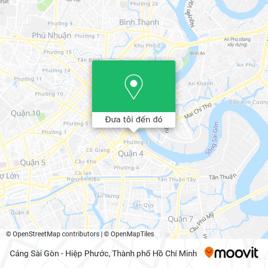Bản đồ Cảng Sài Gòn - Hiệp Phước