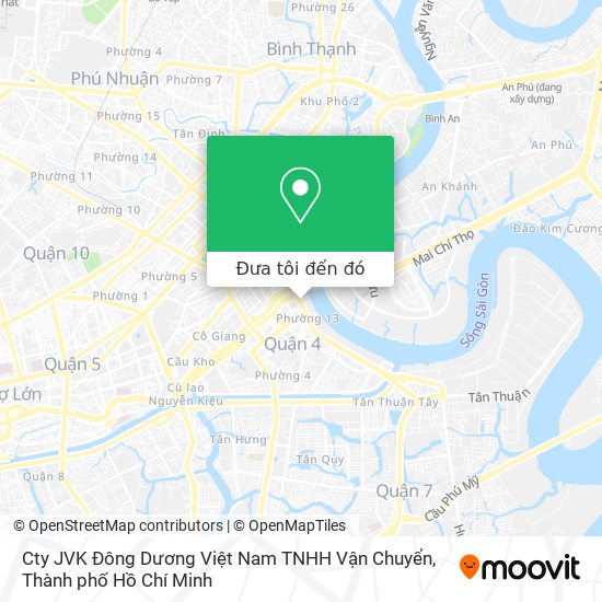 Bản đồ Cty JVK Đông Dương Việt Nam TNHH Vận Chuyển