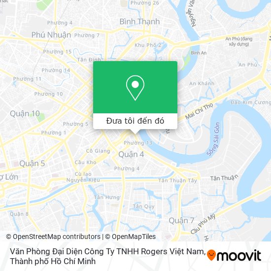 Bản đồ Văn Phòng Đại Diện Công Ty TNHH Rogers Việt Nam