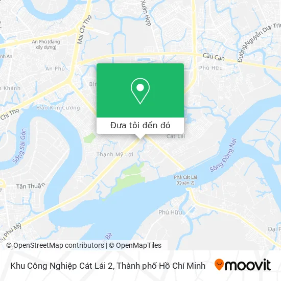 Bản đồ Khu Công Nghiệp Cát Lái 2