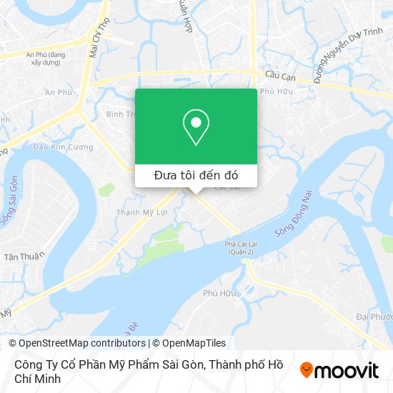 Bản đồ Công Ty Cổ Phần Mỹ Phẩm Sài Gòn