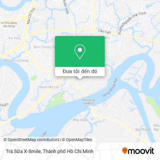 Bản đồ Trà Sữa X-Smile