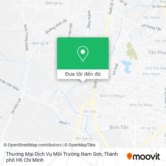 Bản đồ Thương Mại Dịch Vụ Môi Trường Nam Sơn