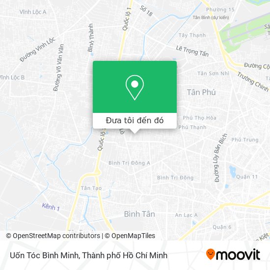 Bản đồ Uốn Tóc Bình Minh