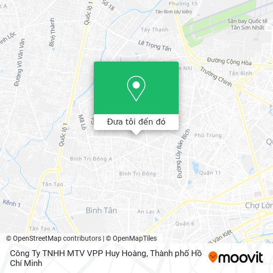 Bản đồ Công Ty TNHH MTV VPP Huy Hoàng