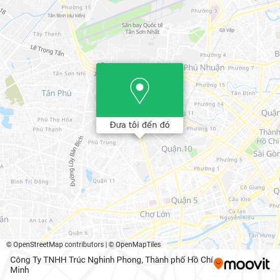 Bản đồ Công Ty TNHH Trúc Nghinh Phong