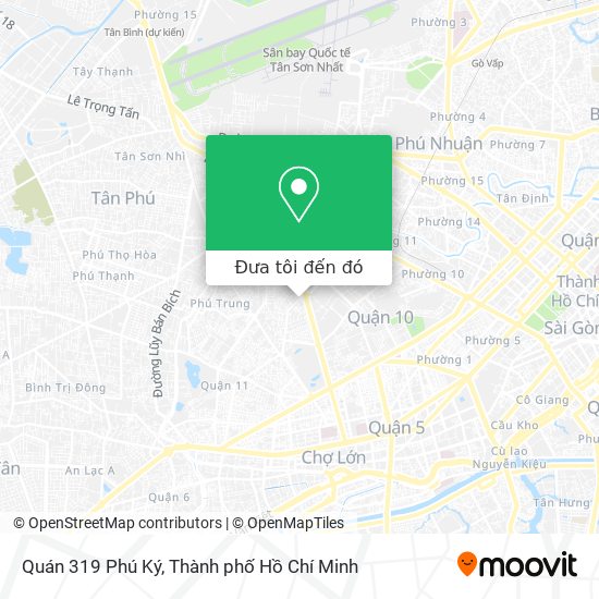 Bản đồ Quán 319 Phú Ký