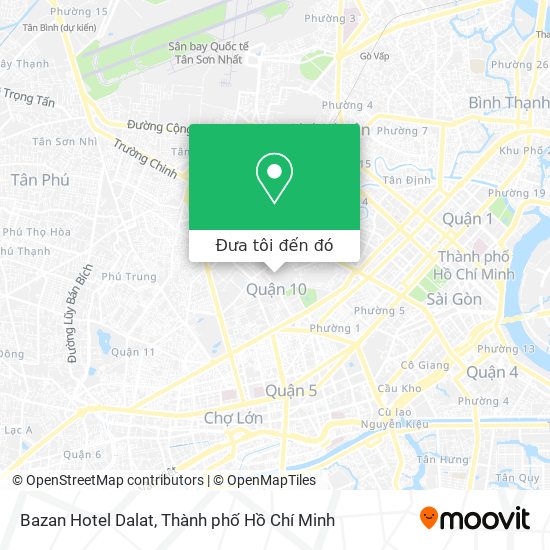 Bản đồ Bazan Hotel Dalat