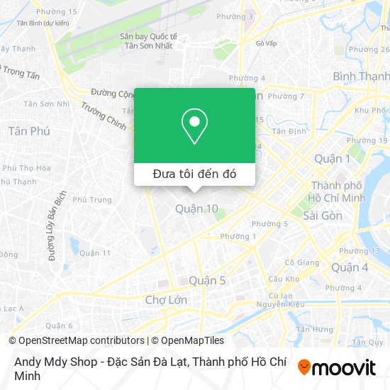 Bản đồ Andy Mdy Shop - Đặc Sản Đà Lạt
