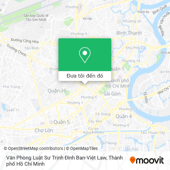 Bản đồ Văn Phòng Luật Sư Trịnh Đình Ban-Việt Law
