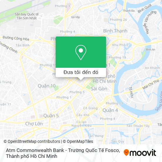 Bản đồ Atm Commonwealth Bank - Trường Quốc Tế Fosco