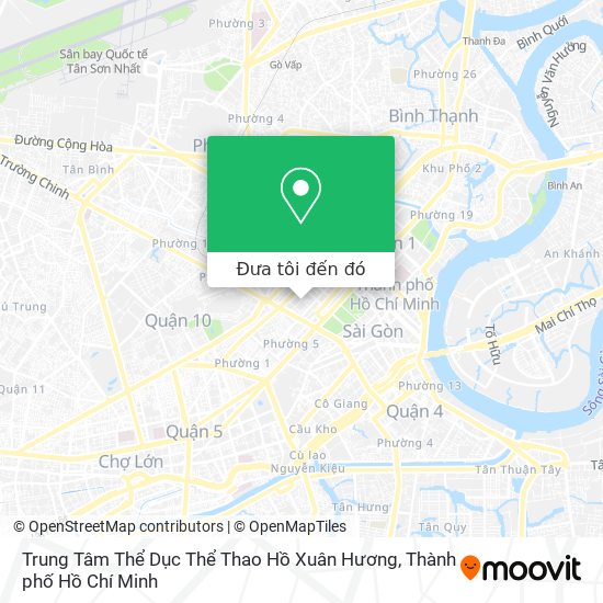 Bản đồ Trung Tâm Thể Dục Thể Thao Hồ Xuân Hương