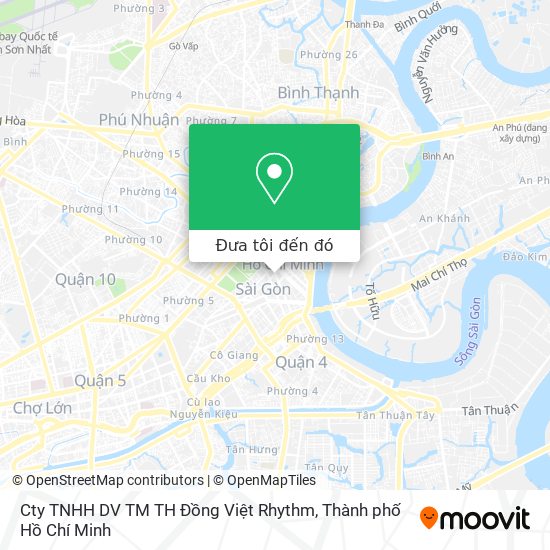 Bản đồ Cty TNHH DV TM TH Đồng Việt Rhythm