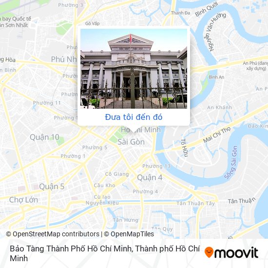 Bản đồ Bảo Tàng Thành Phố Hồ Chí Minh