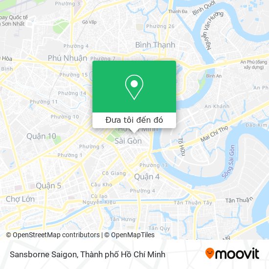 Bản đồ Sansborne Saigon