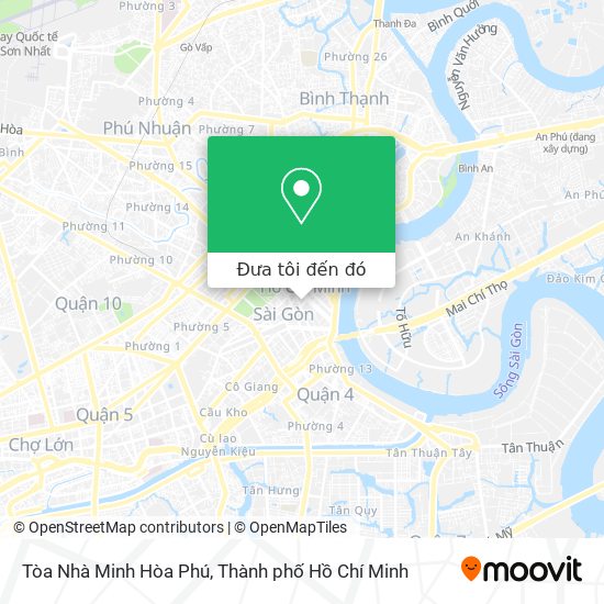 Bản đồ Tòa Nhà Minh Hòa Phú