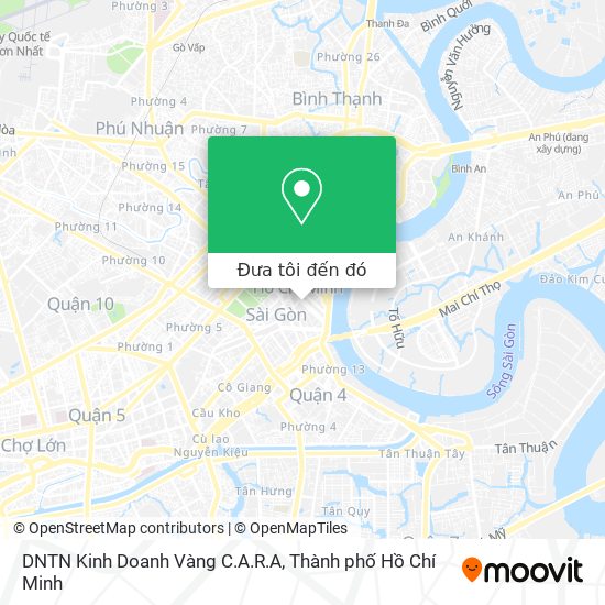 Bản đồ DNTN Kinh Doanh Vàng C.A.R.A