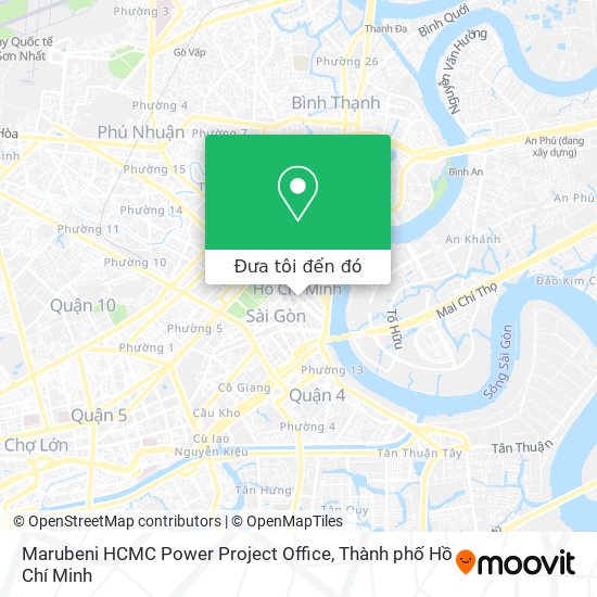 Bản đồ Marubeni HCMC Power Project Office