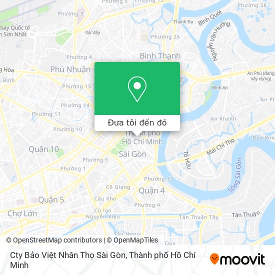 Bản đồ Cty Bảo Việt Nhân Thọ Sài Gòn