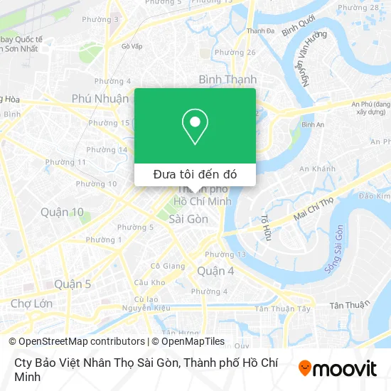 Bản đồ Cty Bảo Việt Nhân Thọ Sài Gòn