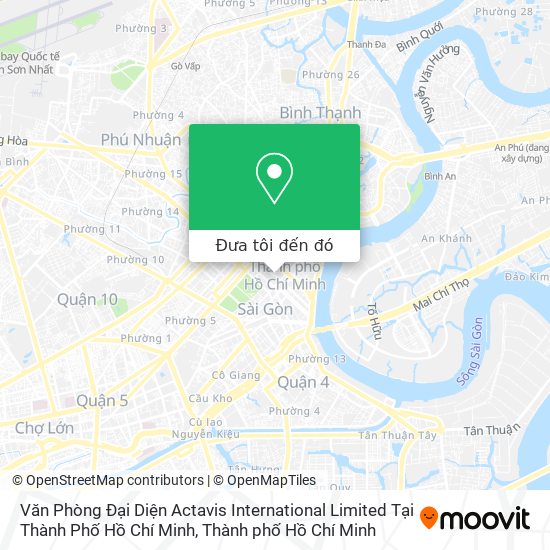 Bản đồ Văn Phòng Đại Diện Actavis International Limited Tại Thành Phố Hồ Chí Minh