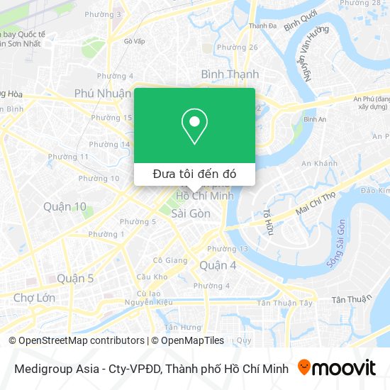Bản đồ Medigroup Asia - Cty-VPĐD