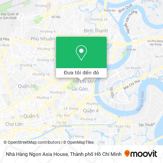 Bản đồ Nhà Hàng Ngon Asia House