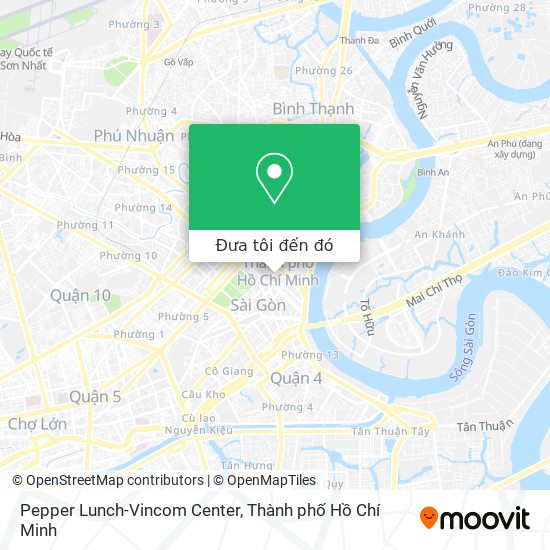 Bản đồ Pepper Lunch-Vincom Center