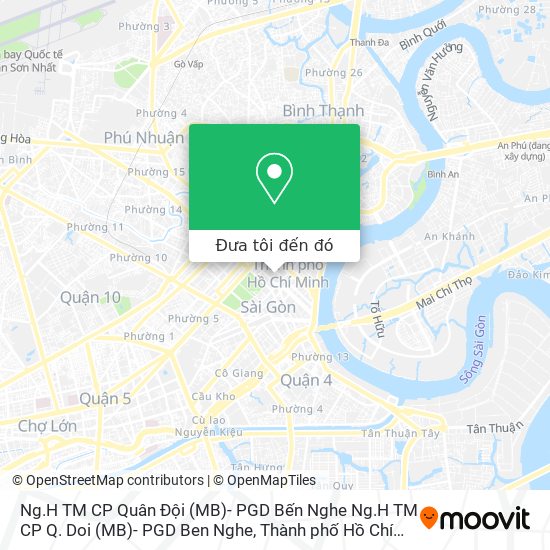 Bản đồ Ng.H TM CP Quân Đội (MB)- PGD Bến Nghe Ng.H TM CP Q. Doi (MB)- PGD Ben Nghe