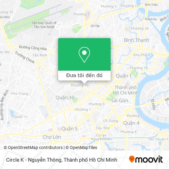 Bản đồ Circle K - Nguyễn Thông